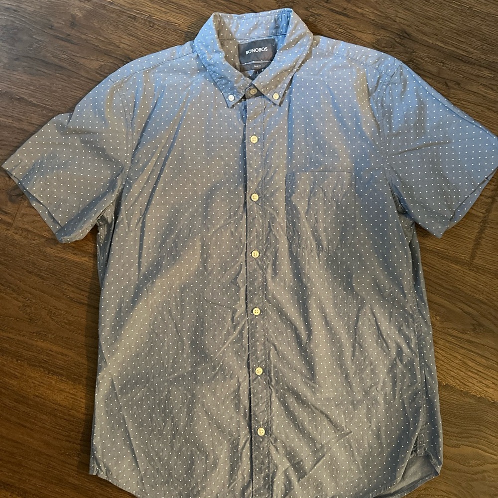Bonobos Dot Men's Short Sleeve Button Down